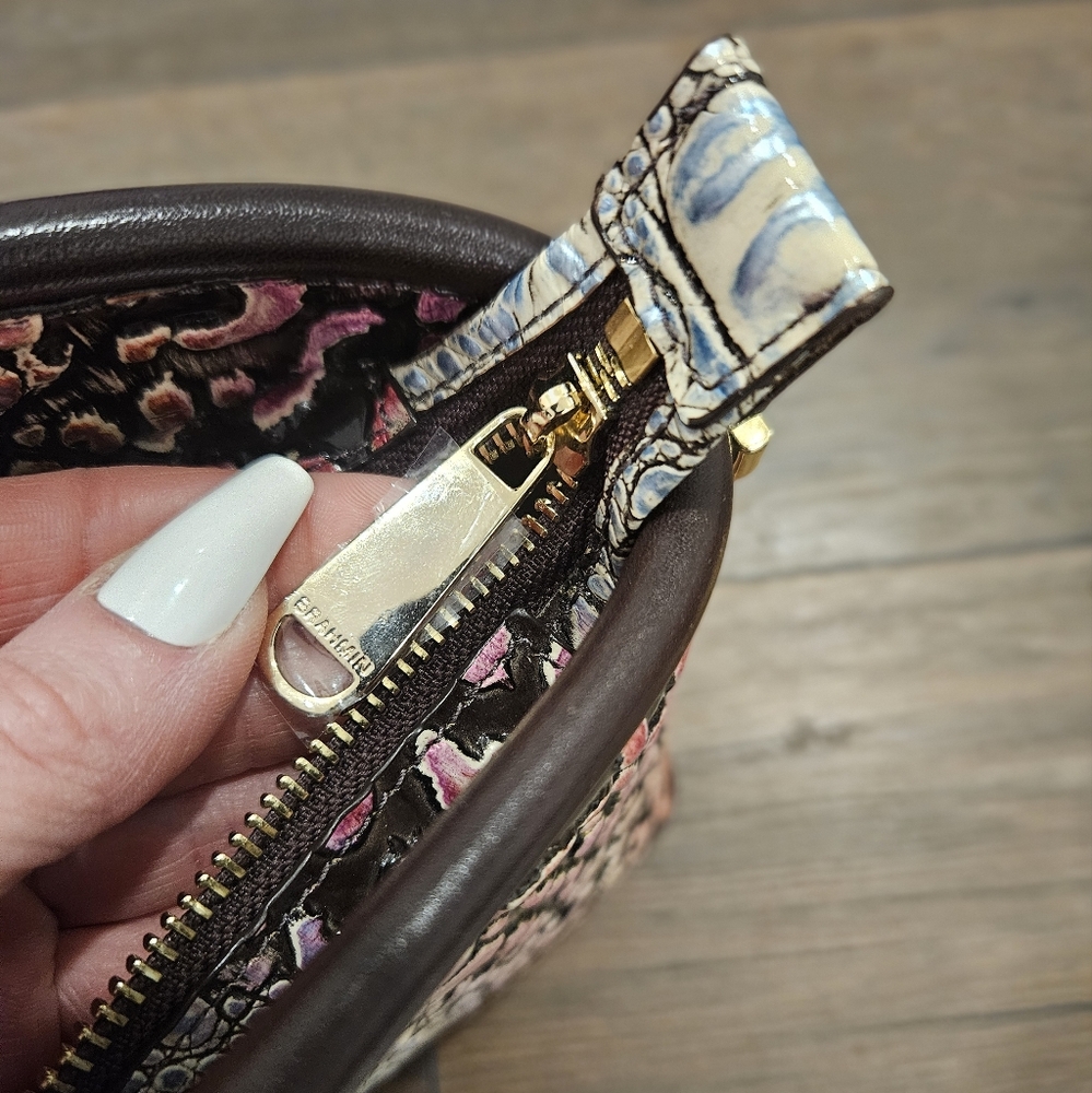 Brahmin Multicolor Croc-Embossed Elaine Shoulder Bag and Wallet - Picture 3 of 16